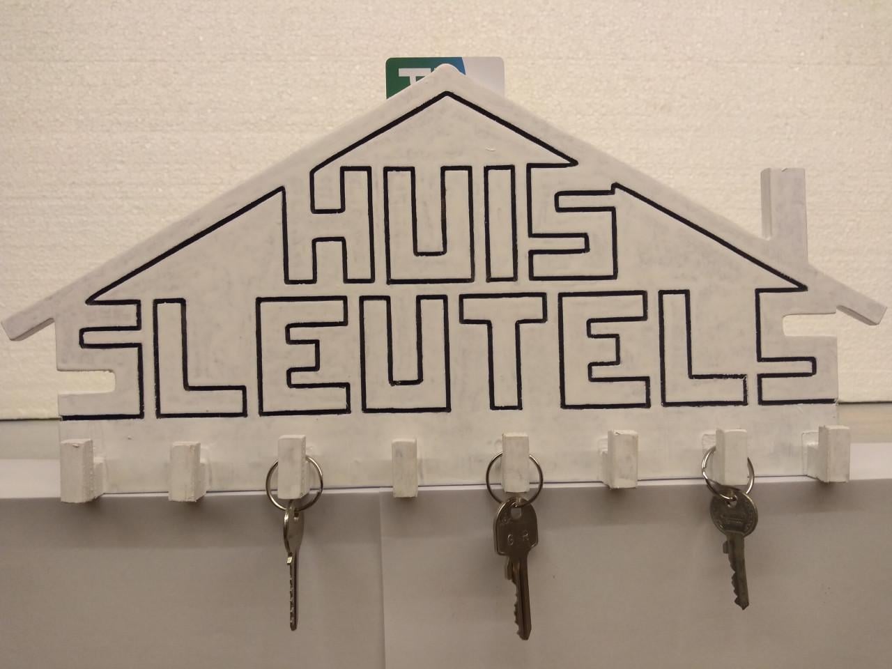 Berg u sleutels op ,op één vaste plaats in u mancave en of meterkast.