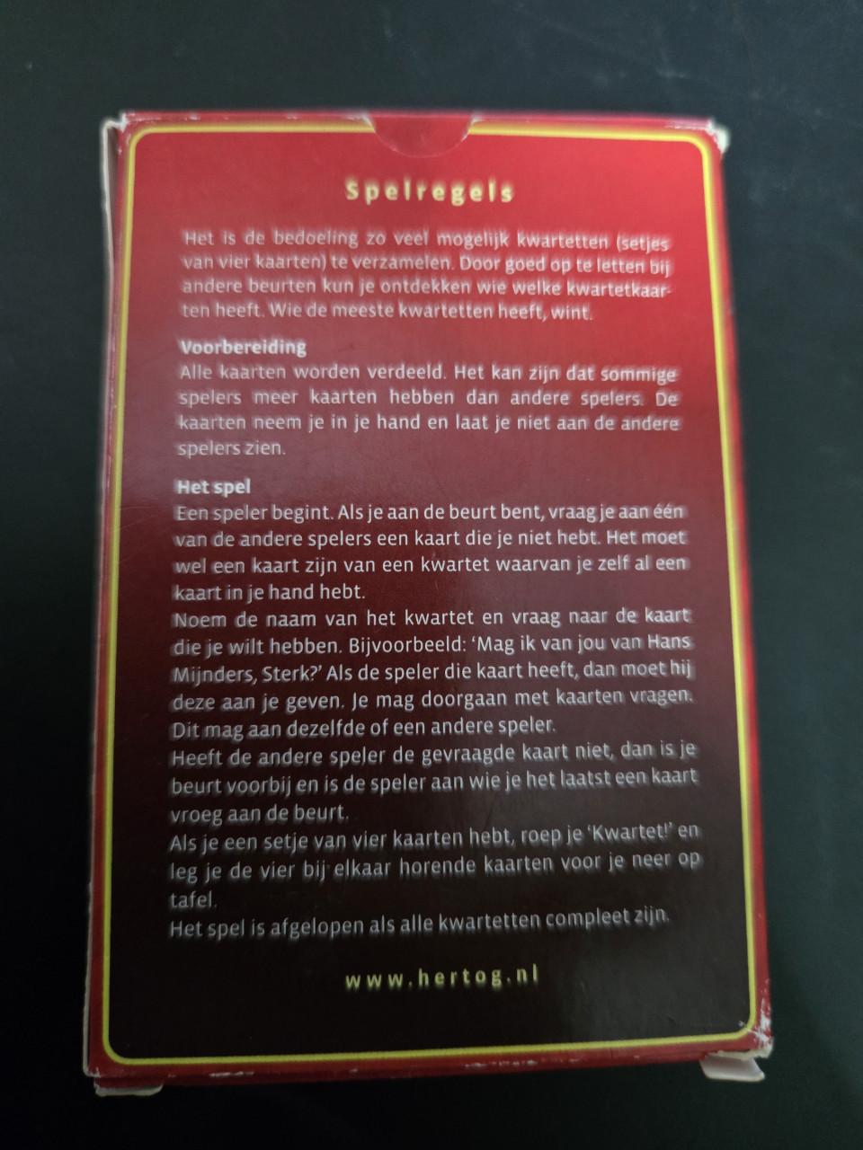 Den Hertog Jubileumkwartet uit 2012, ter ere 100-jarig jubileum.