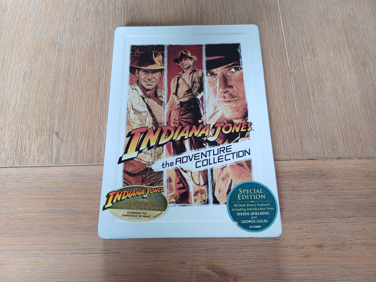 Indiana Jones the Adventure Collection Steelbook Dvd