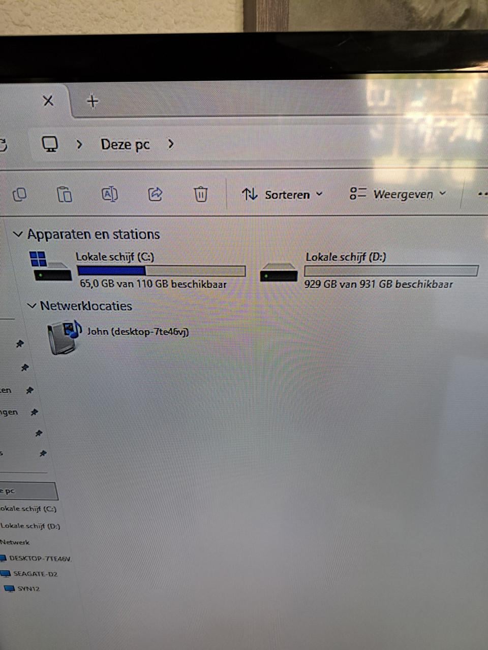 PC in nieuwe behuizing.