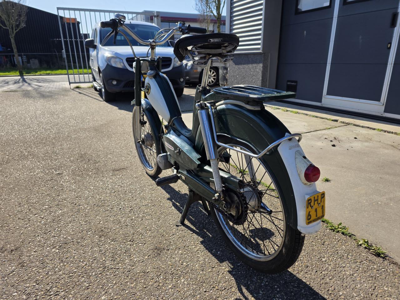 Mooie oldtimer Sparta-matic uit 1969. Met een goed lopende 48cc JLO motor.