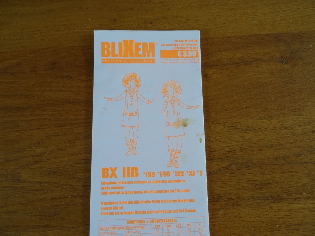 Kinderkleding patronen: Roos, Blixem, Floor en Stenzo