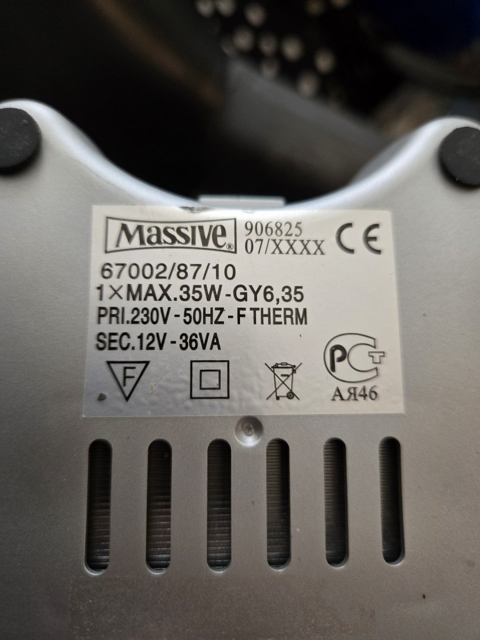 2x uitschuifbare bureaulamp zilvergrijs Massive 906825