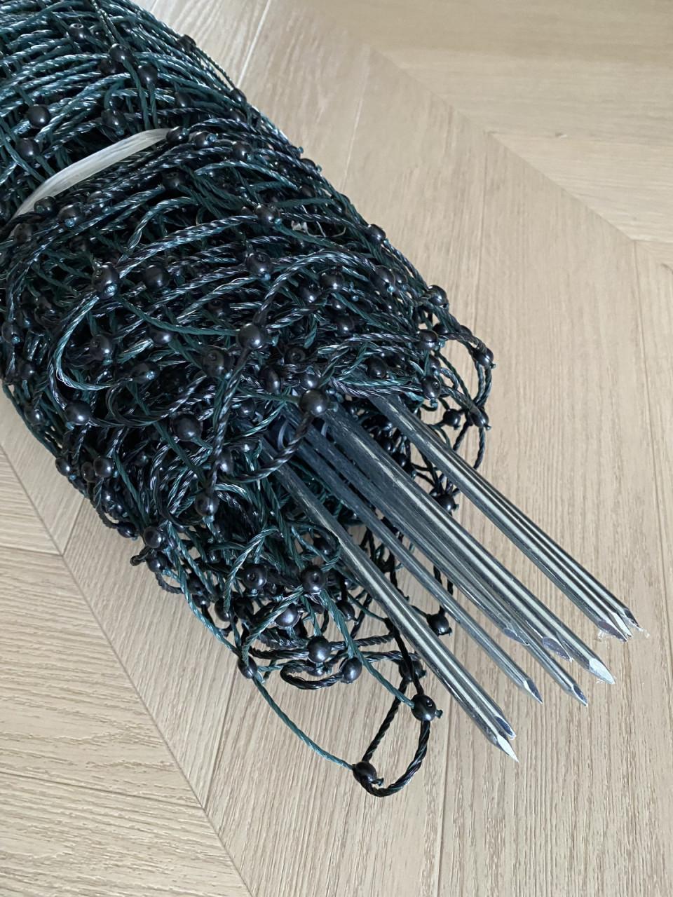 Kleindiernet / konijnnennet afscherming 25 meter lang