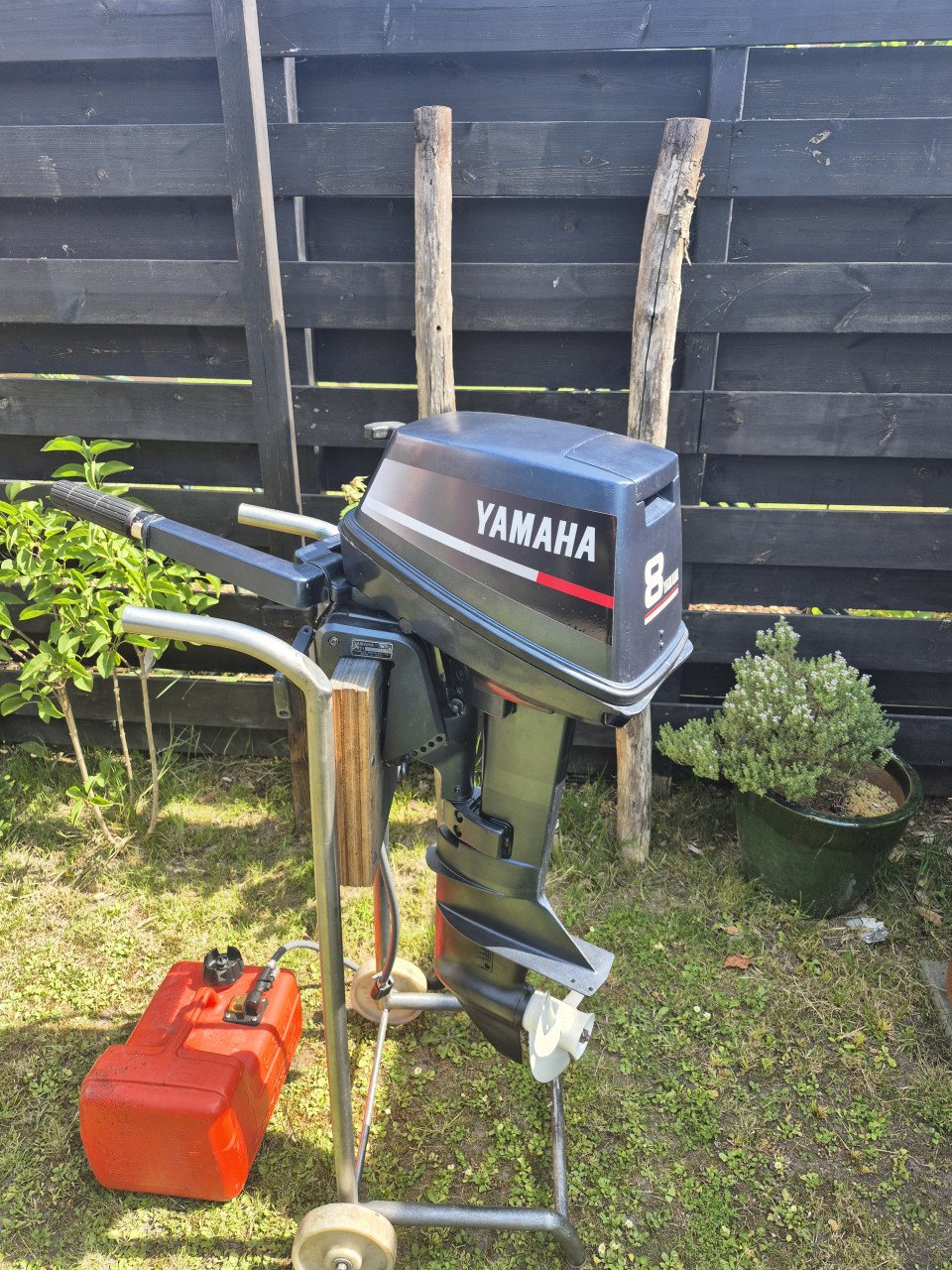 Yamaha 8 pk tweetakt kortstaart