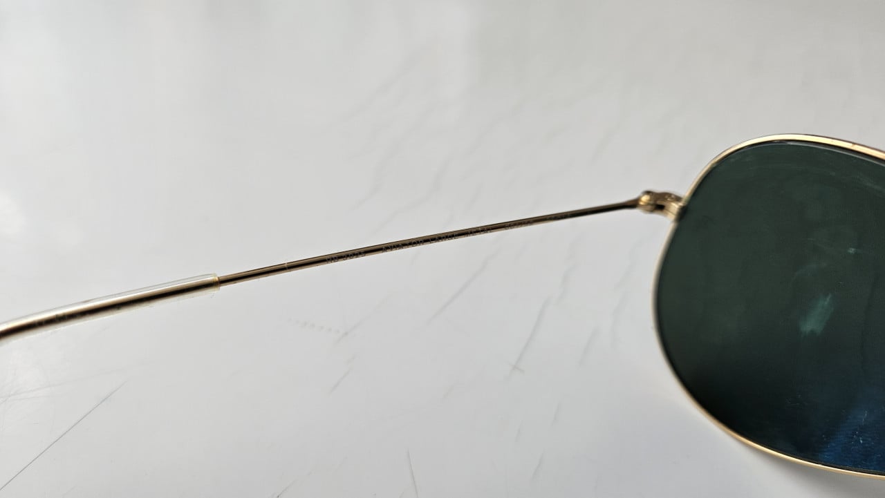 Ray-Ban Aviator RB3025 – goud / groen polarized