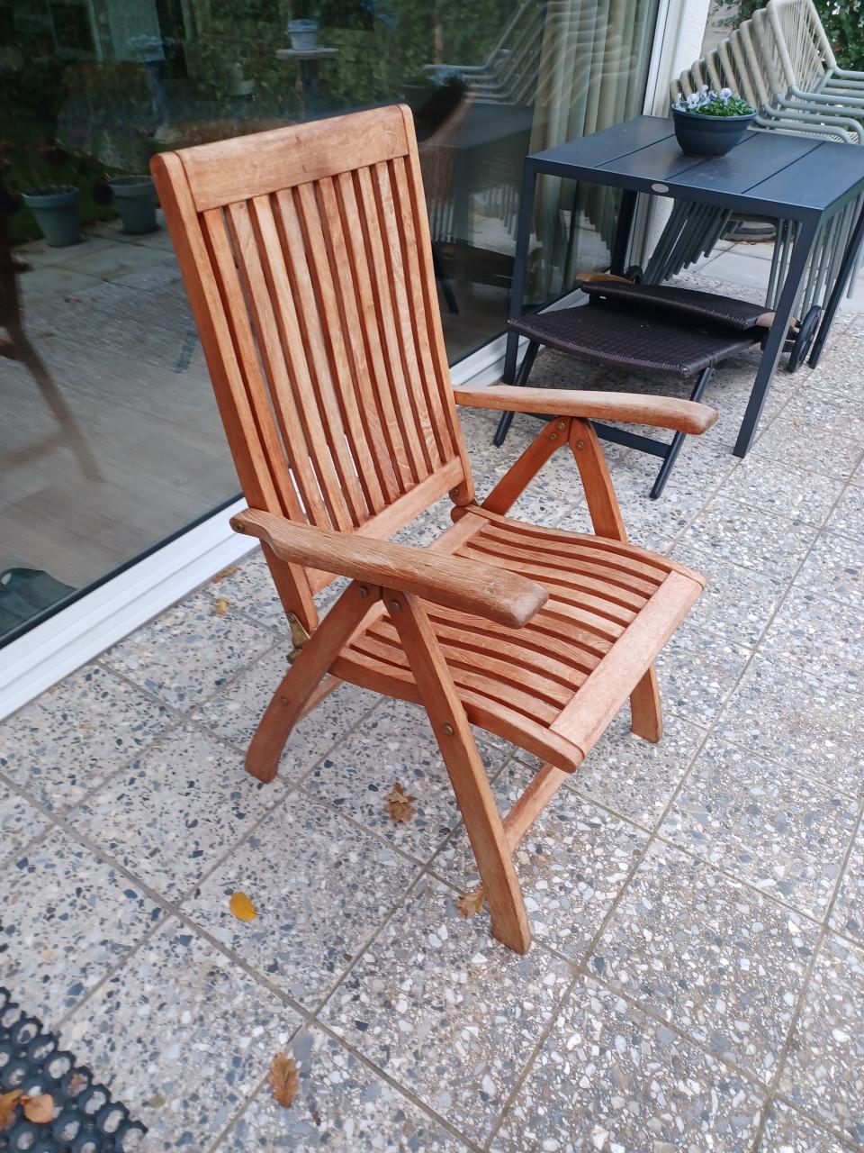 Standenstoel hardhout