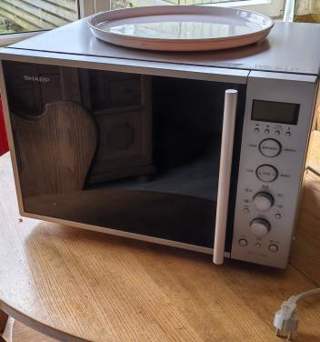 Sharp magnetron/oven roestvrij staal