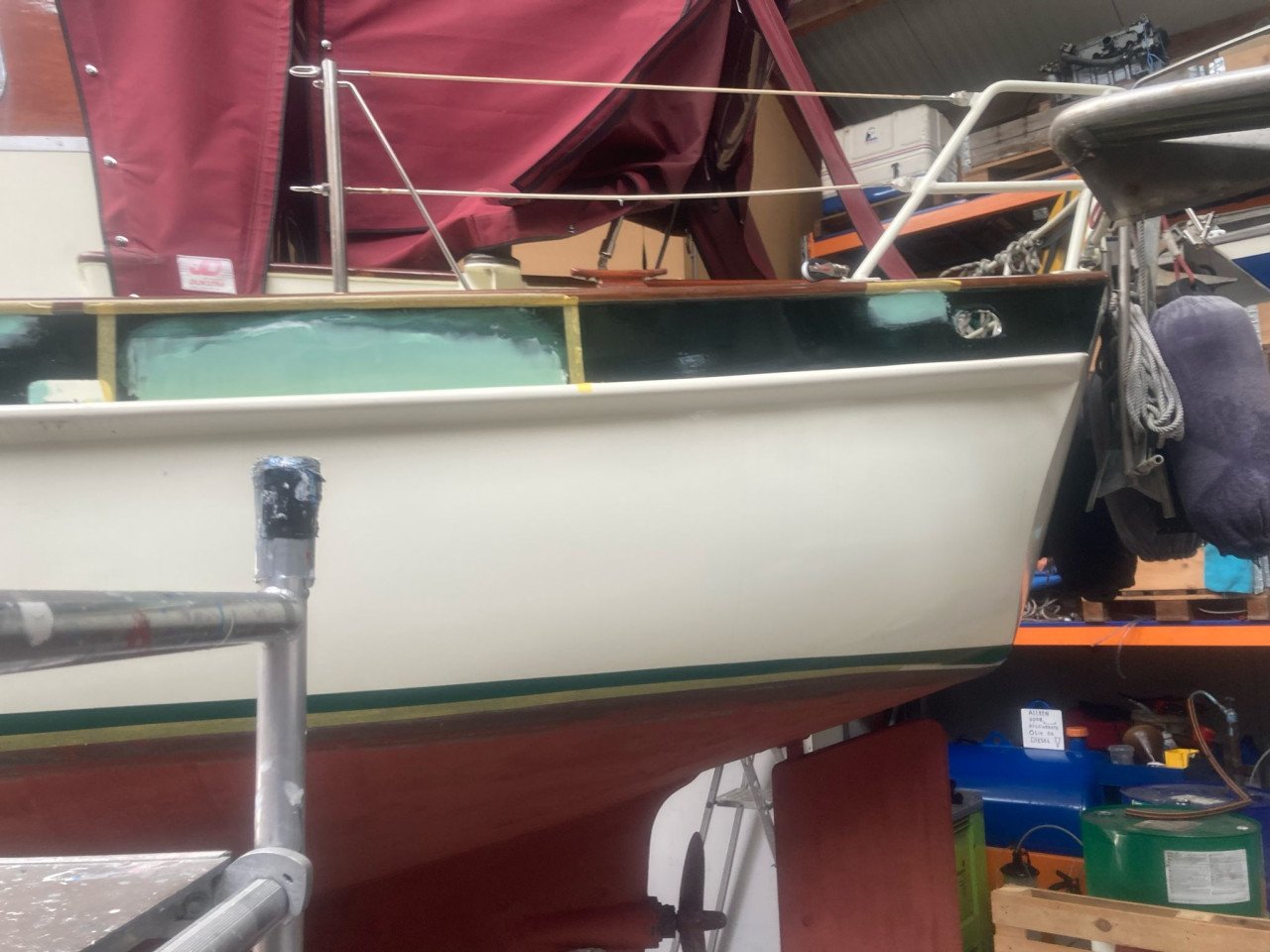 Klassieke motorsailer, ontwerp De Vries Lentsch