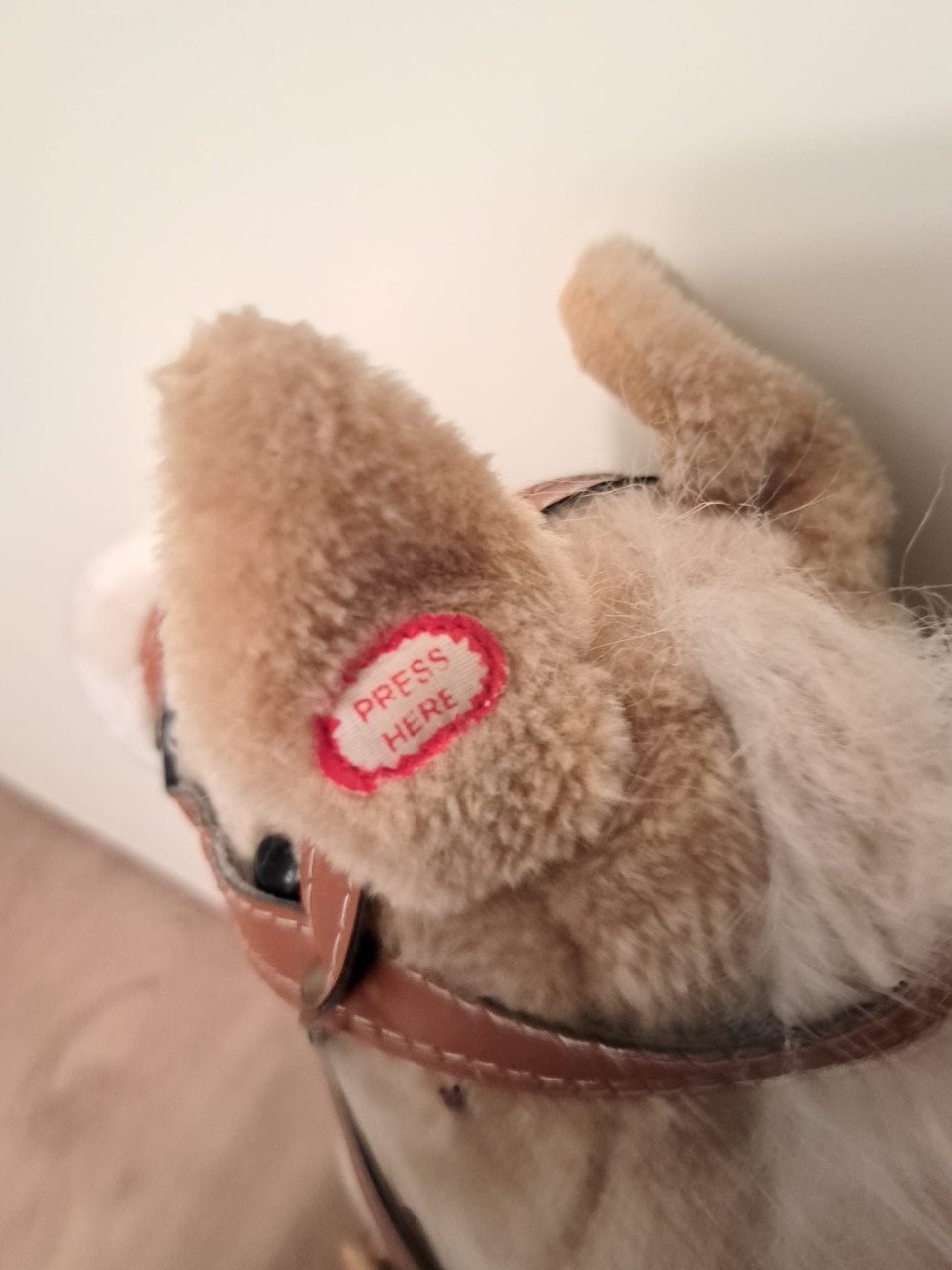Hobbyhorse lichtbruin met geluid