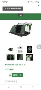 Kampa Brean 3