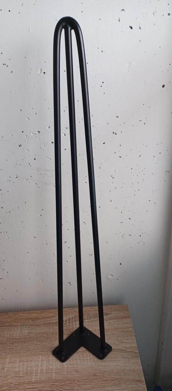 T.k.a. Eettafel Blad Tropisch Zwaar hout met 4 stalen poten