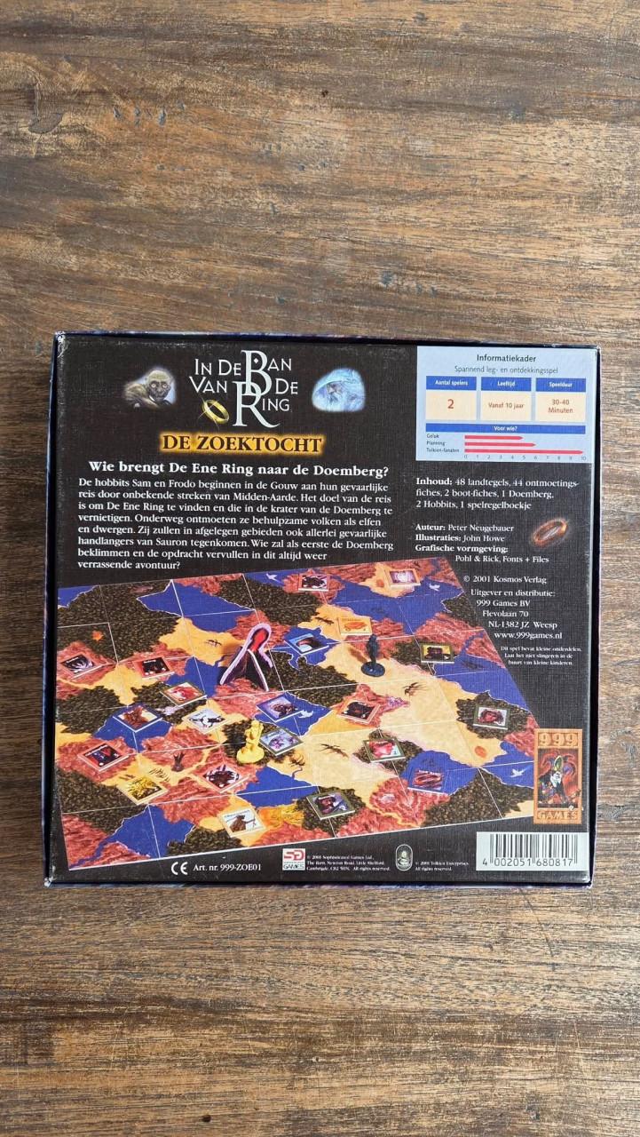 Spel -In de ban van de ring- De zoektocht