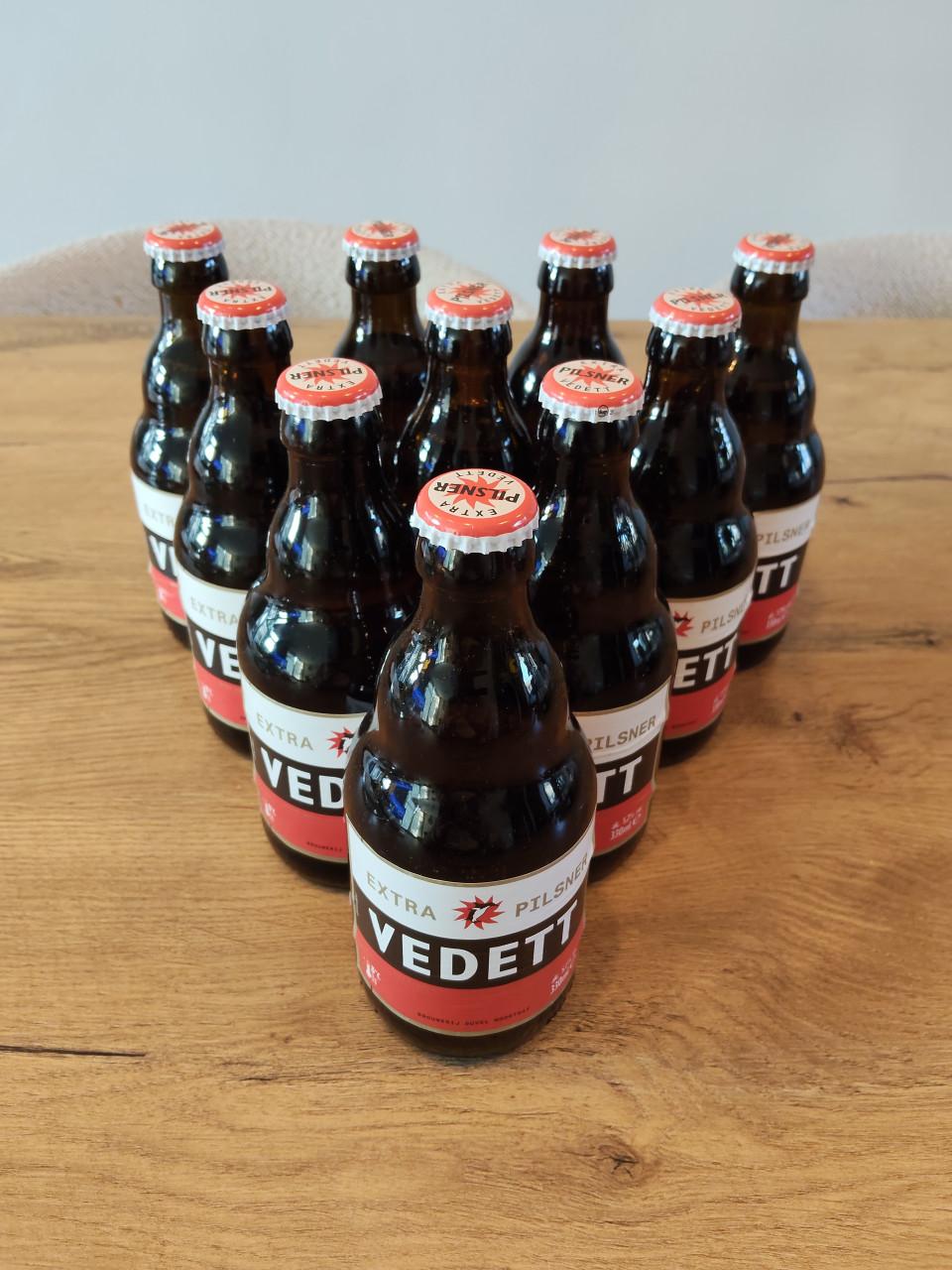 10 flesjes Vedett Extra Pilsner bier