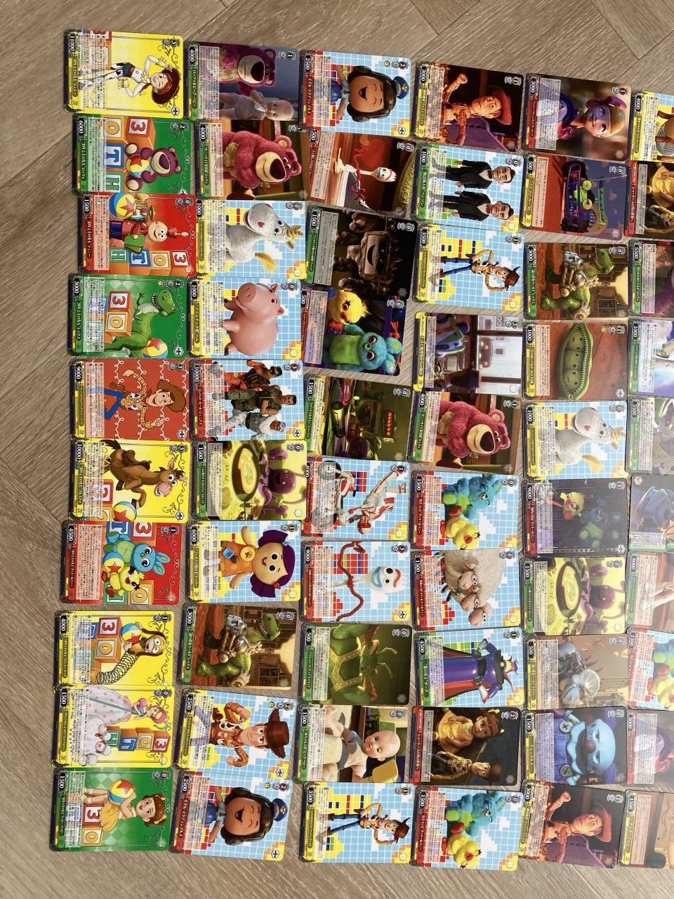 70 Weiss Schwarz Disney Pixar Toy Story kaarten