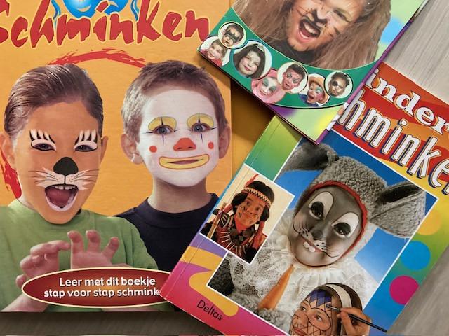 Kinderen schminken. Ca. 20 voorbeelden