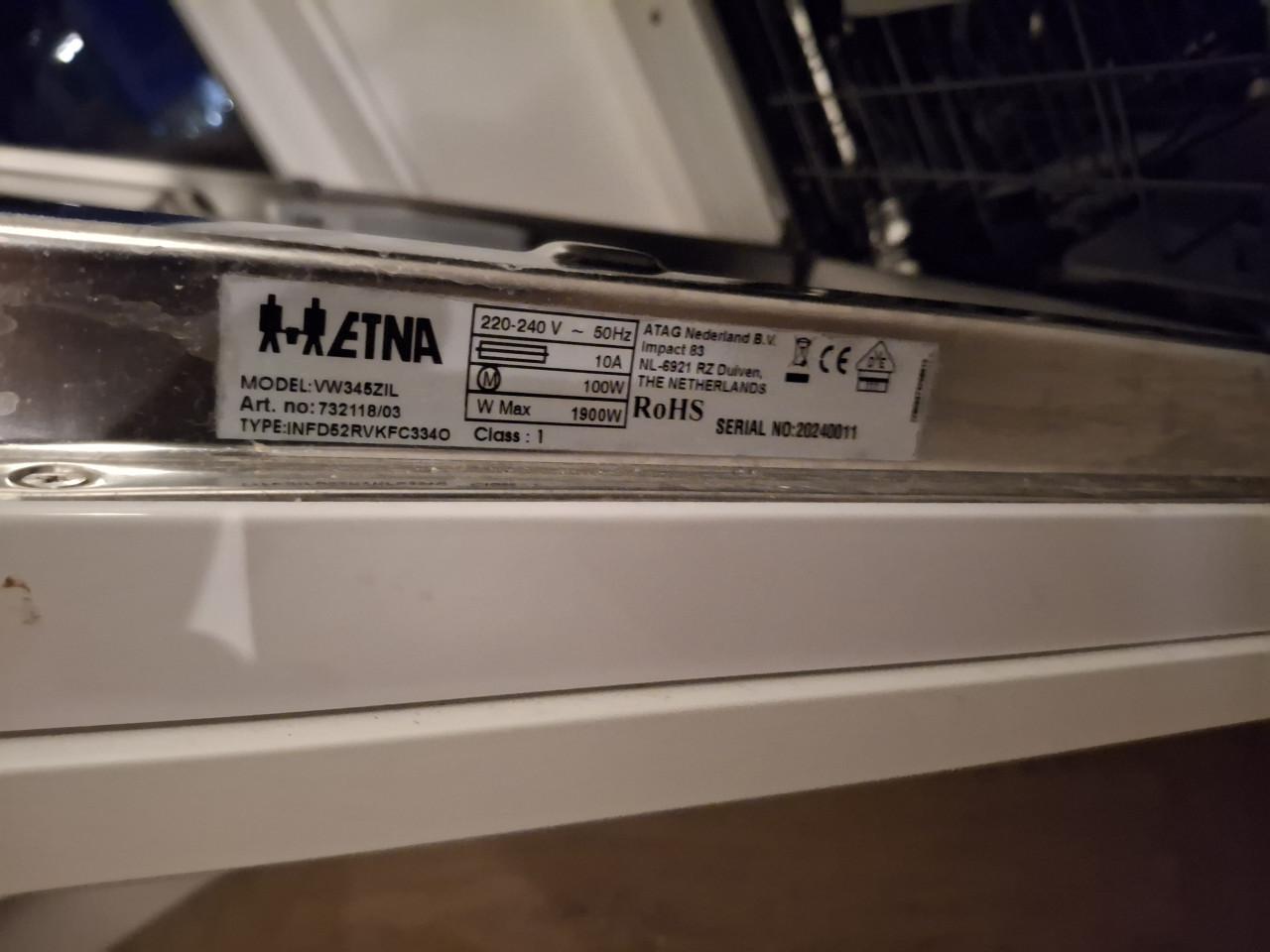 Inbouw vaatwasmachine