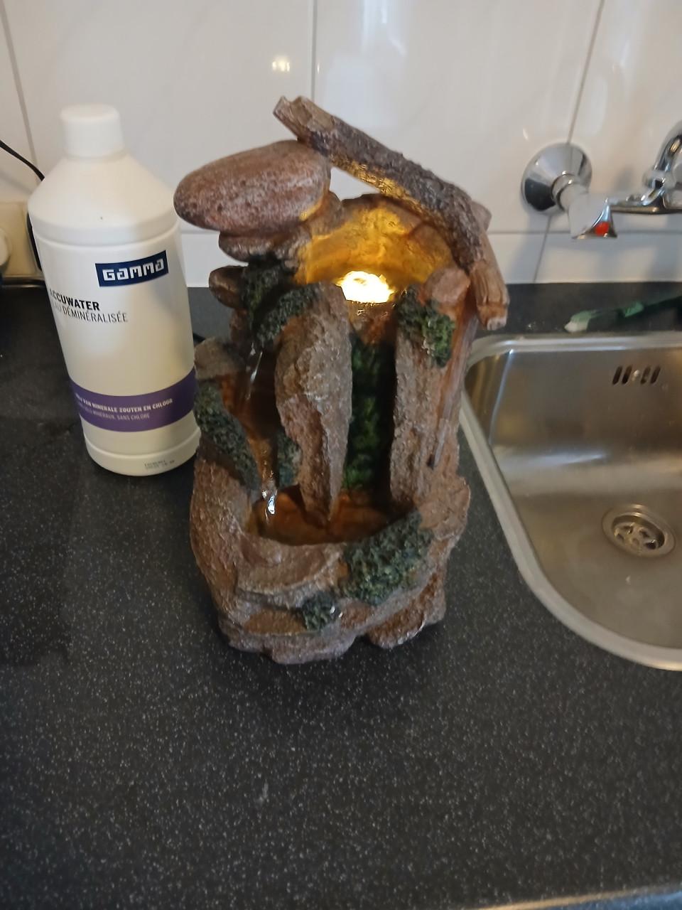 Livarono Home Indoor LED Water Feature - met doos