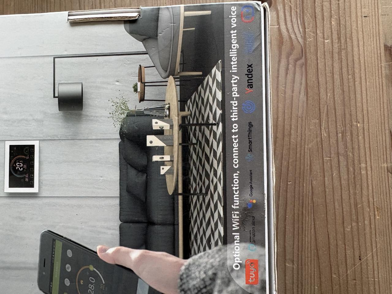 Wifi Thermostaat | Inbouw | Wifi | App bediening | 4 draads installatie | V