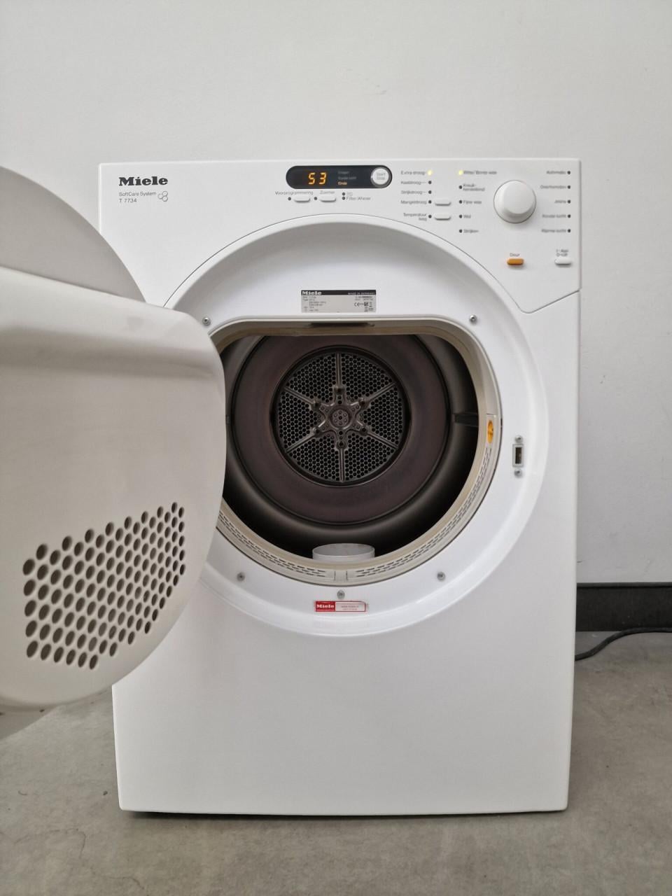 Wasdroger Miele T7734 Afvoerdroger 6 kg  Als nieuw