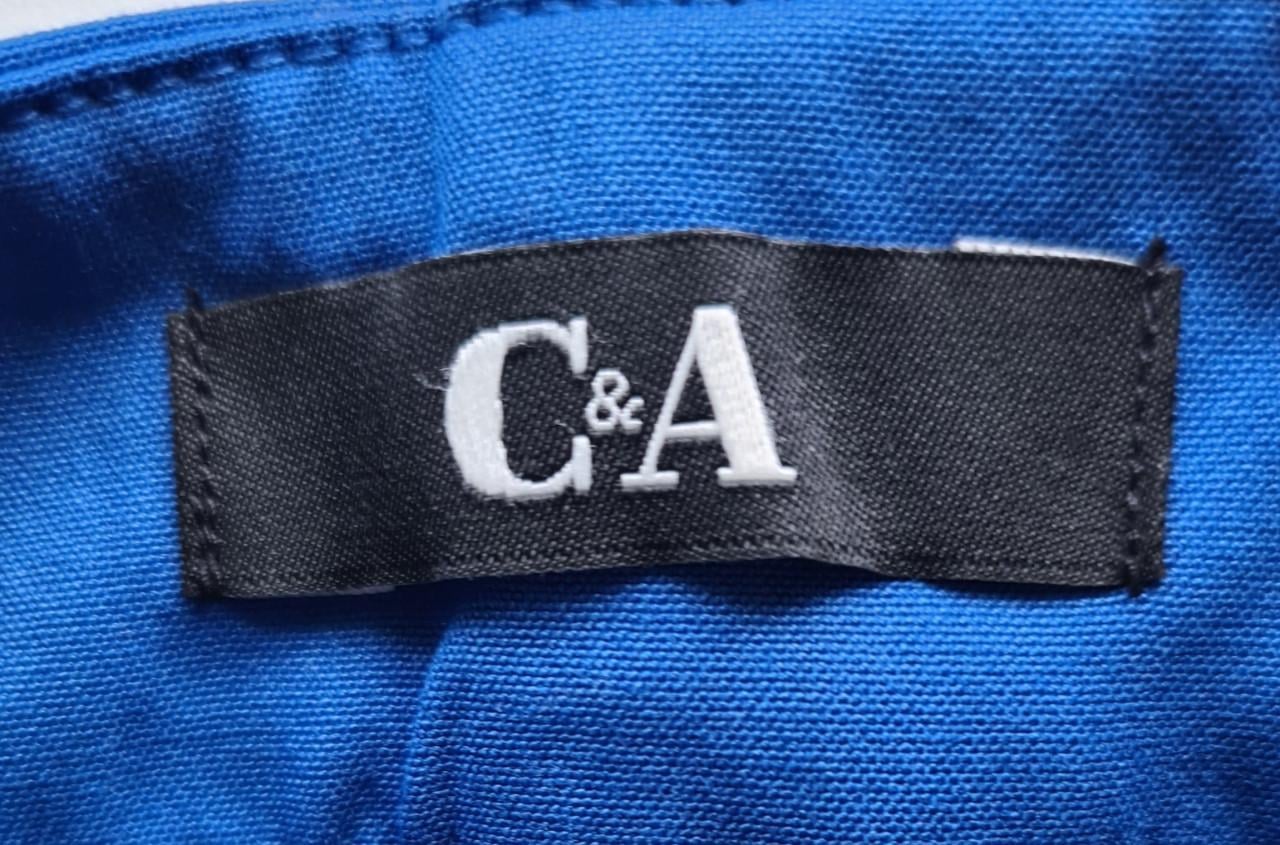 Nieuw ! Kobalt blauwe broek met wijde pijpen Mt S / Mt 36