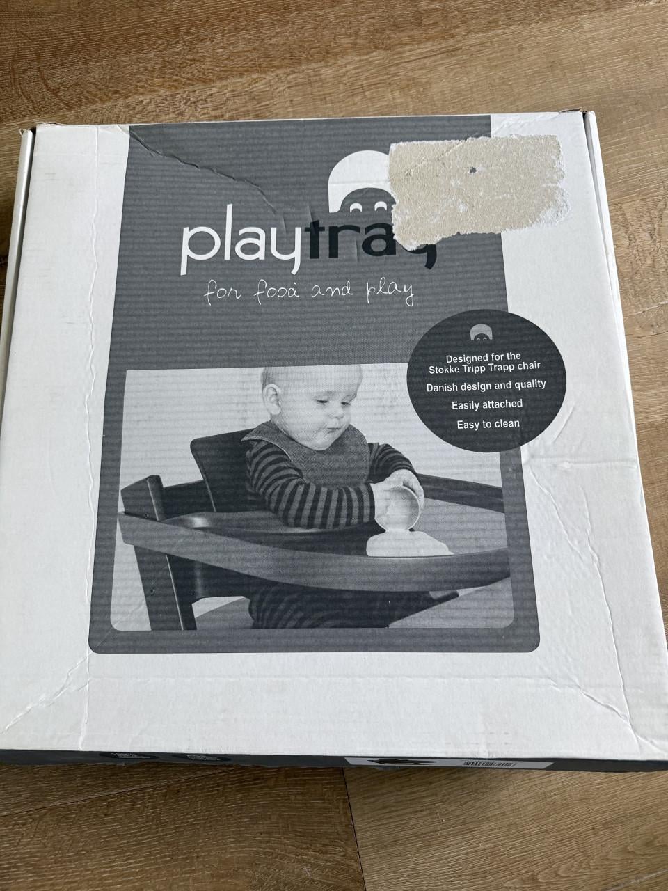 Stokke trip trap eetbaar. Antraciet grijs