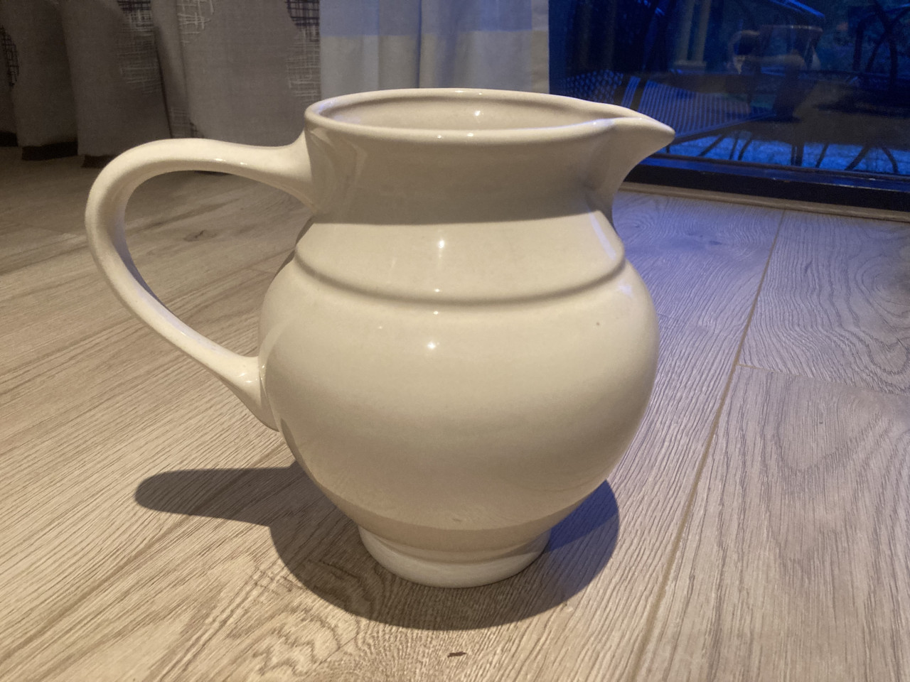 Vintage Melkkan met 4 bekers