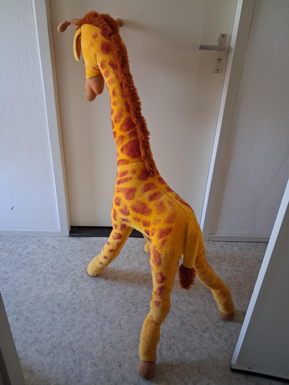 Grote giraffe vintage knuffel
