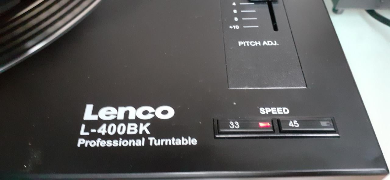 Lenco l-400 bk direct drive proffesional draaitafel