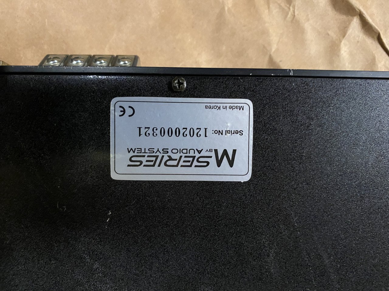 Auto audio systeem (versterker) M Series MX 120.2
