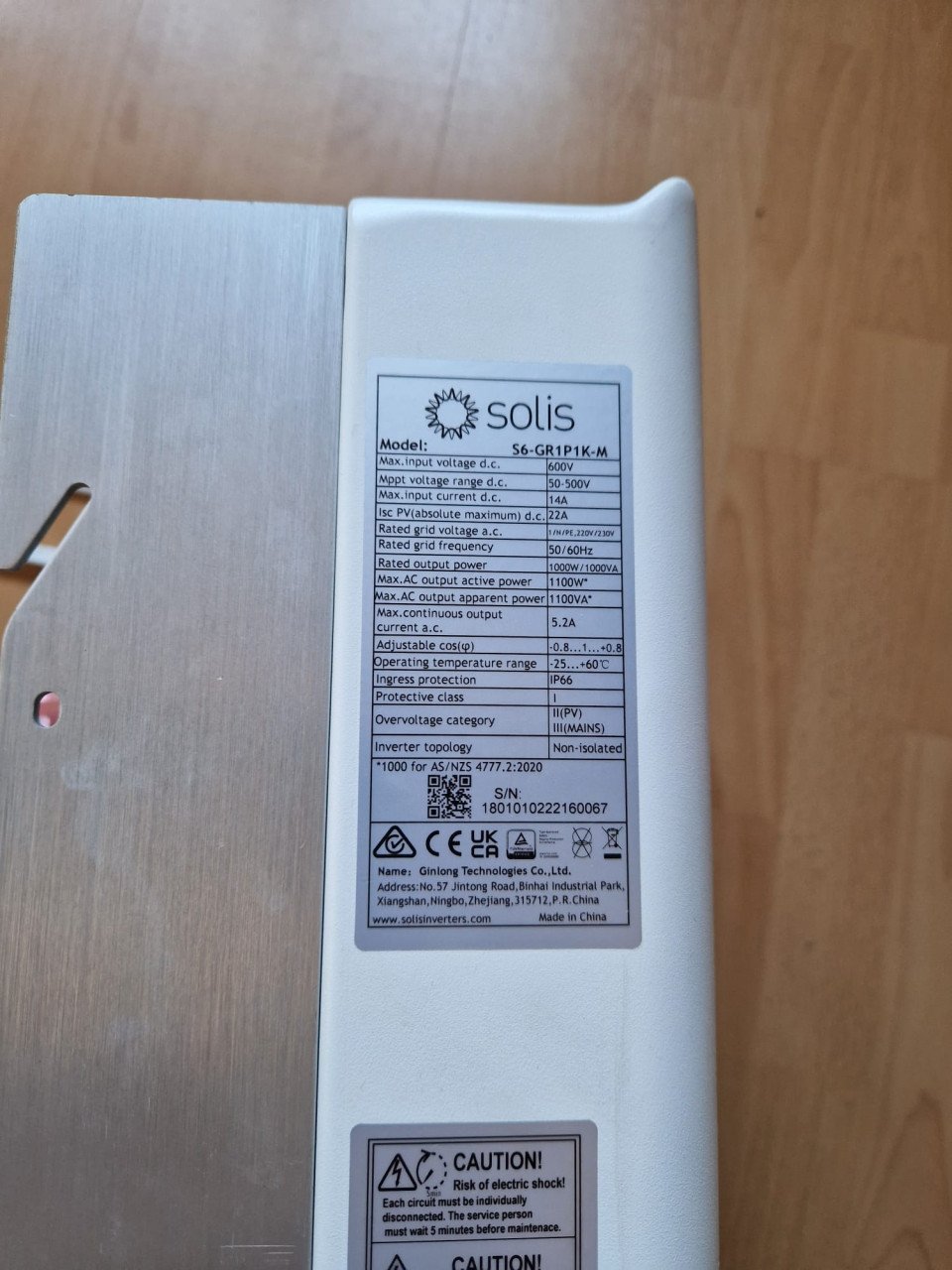 Solis PV omvormer mini 1000 S6
