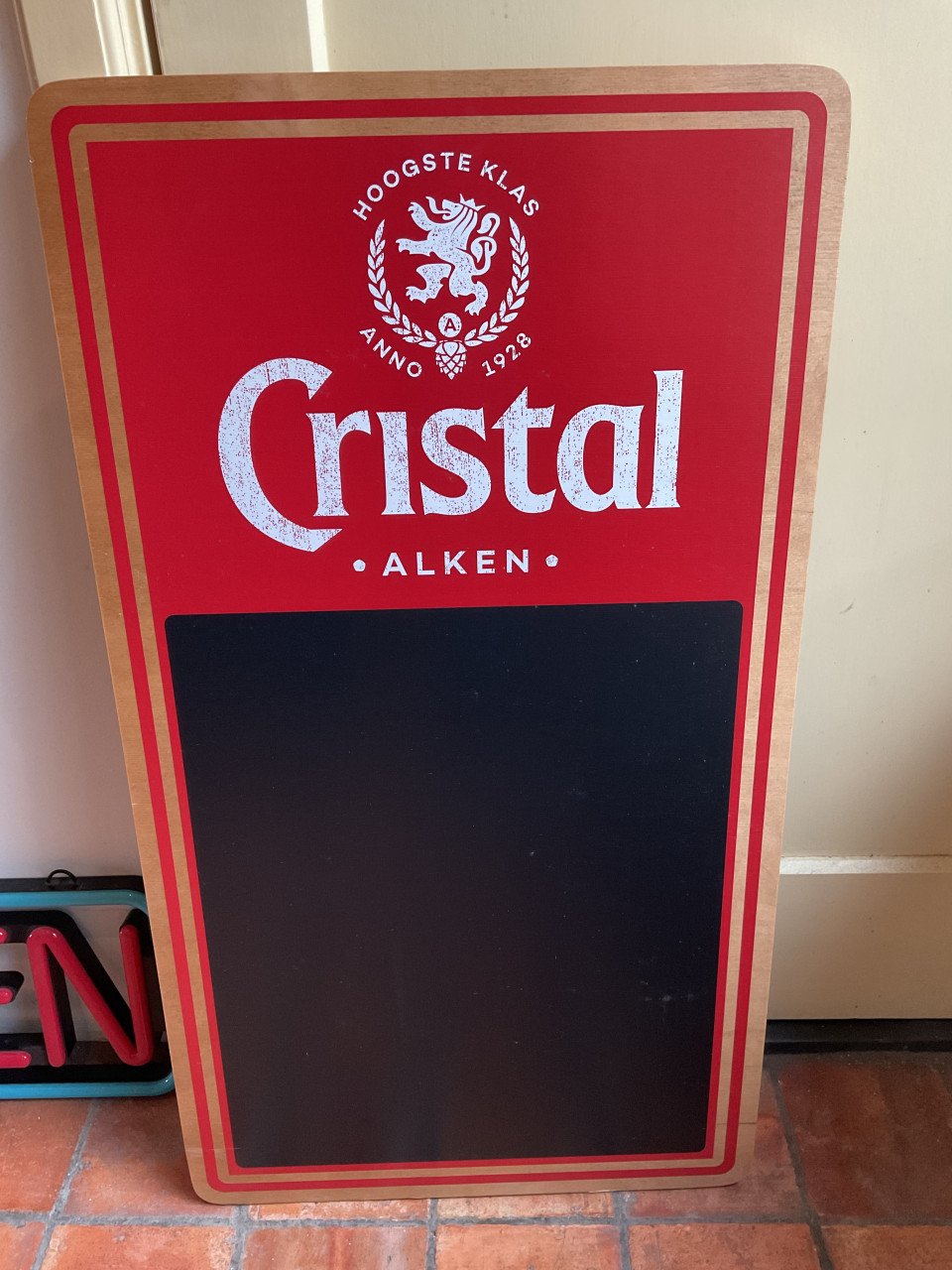 Reclame items uit café