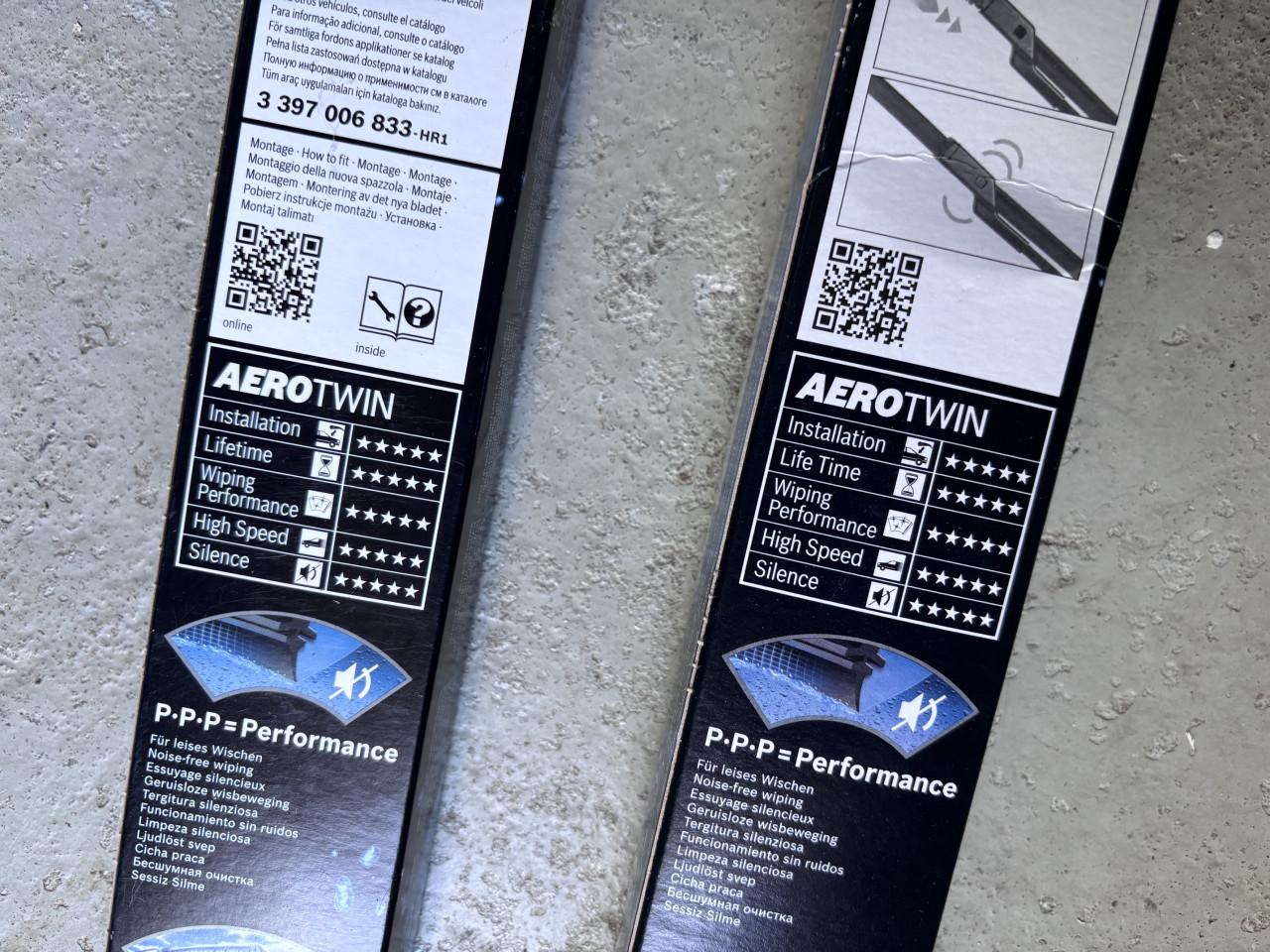 Ruitenwissers Bosch Aero (voor diverse autotypen)
