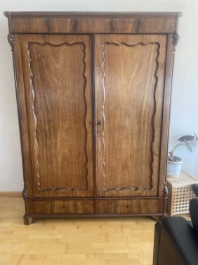 Eikenhouten kast vintage