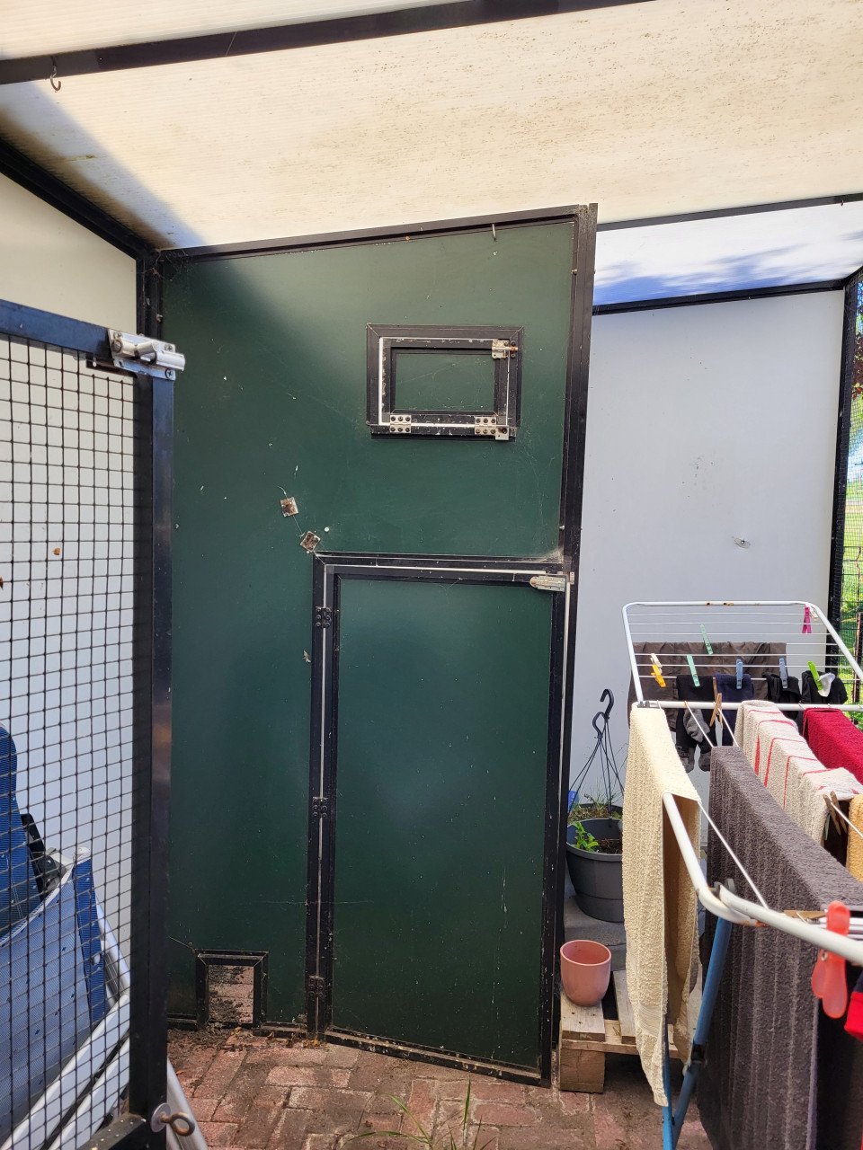 Volière 4 x 2 meter aluminium
