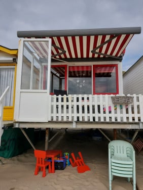Strandhuisje, zonder staplaats