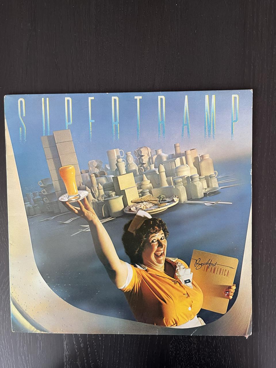 LP:  Supertramp, titel 'Breakfast in America'