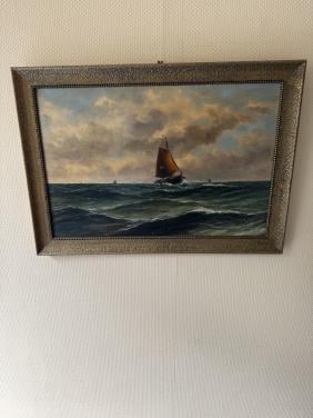 Haaike Abraham Jaarsma Botter op Volle Zee 1928