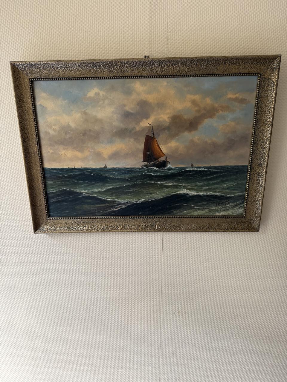 Haaike Abraham Jaarsma Botter op Volle Zee 1928