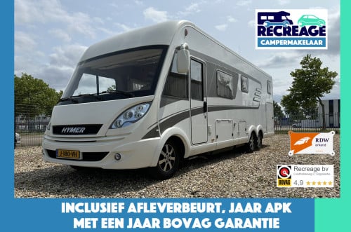 Hymer B 778 SL Automaat - C1 Rijbewijs, 2016, 74000, jaar APK, Bovag, beurt