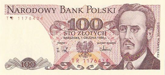 Biljetten Polen  UNC