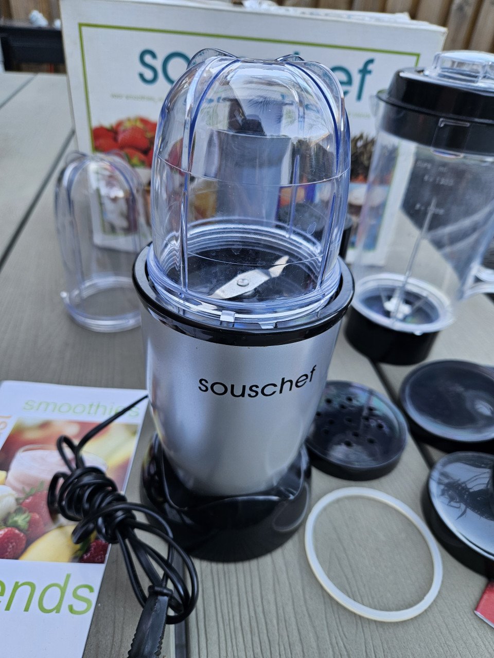Zgan groot Souschef all-in-1blender-set alles zit nog in de doos...