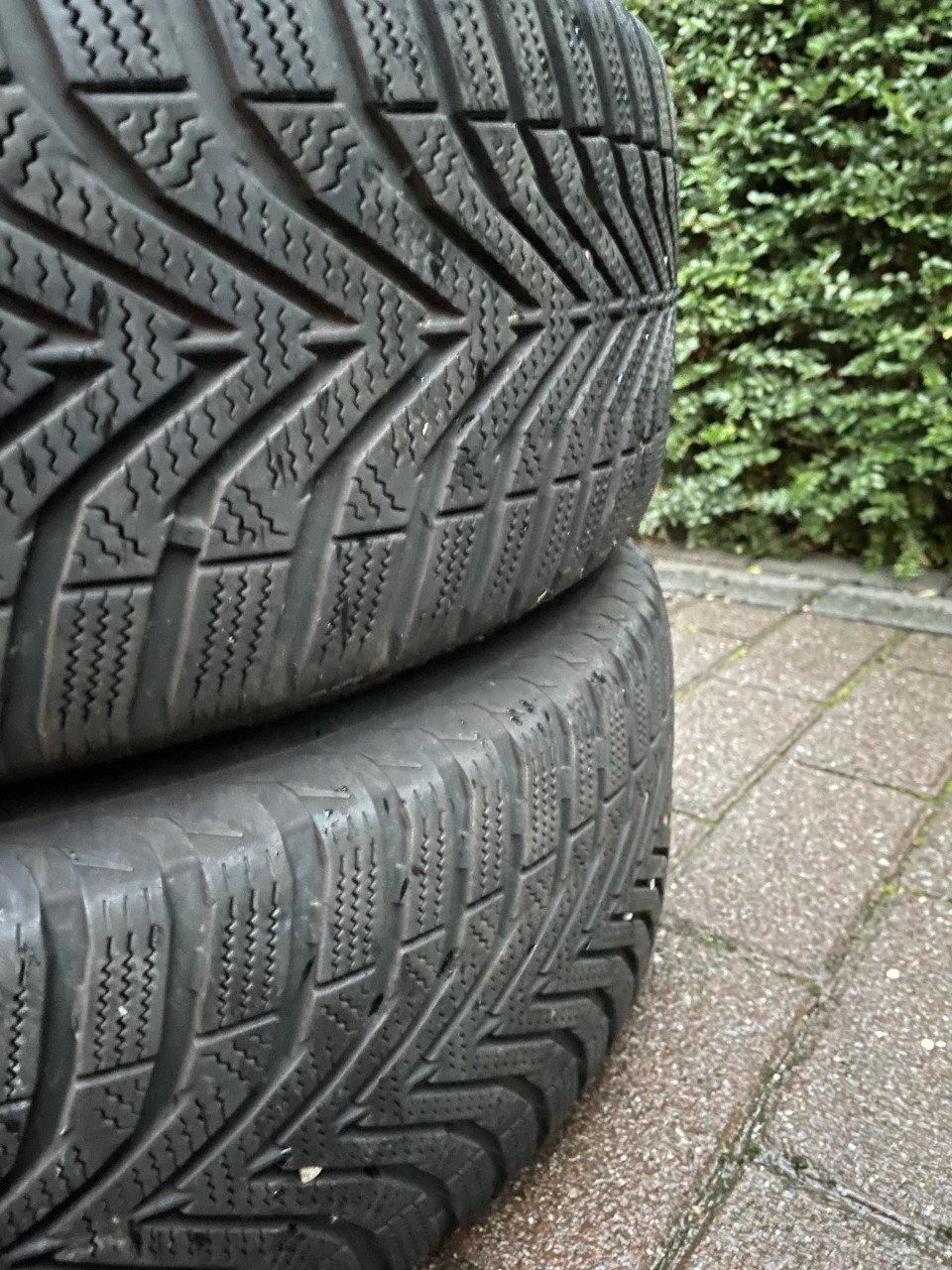 4 Audi winterbanden + licht metalen velgen te koop