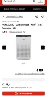 Krachtige Luchtreiniger