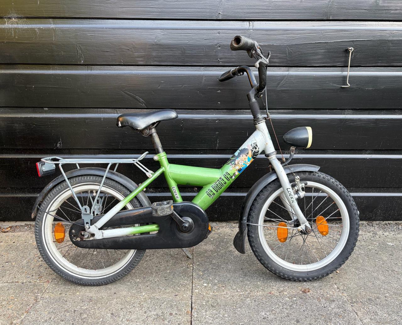Loekie kinder fiets, 16 inch