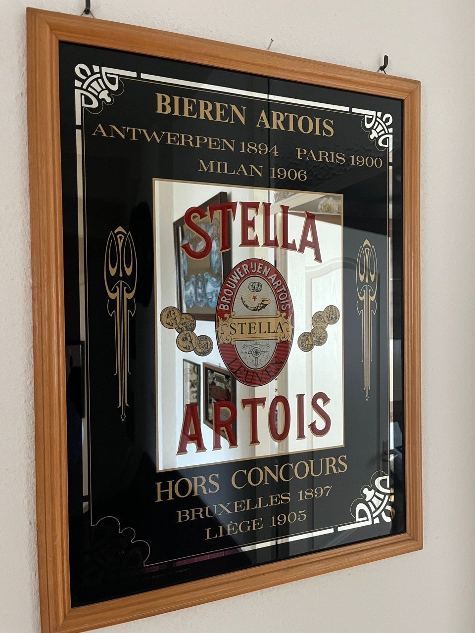 Collectie bedrukte spiegels