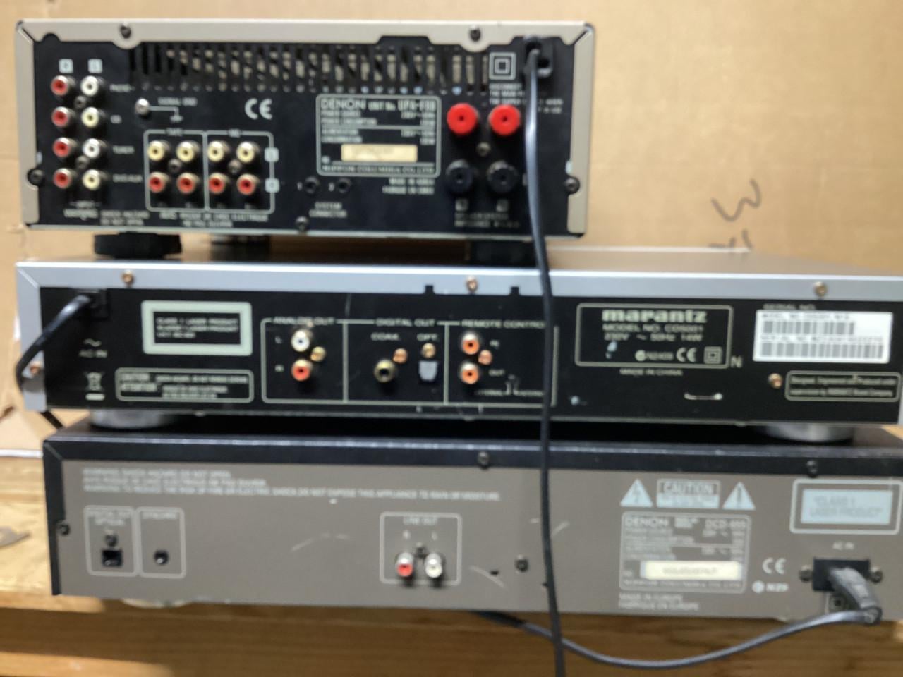 Cd speler, versterker