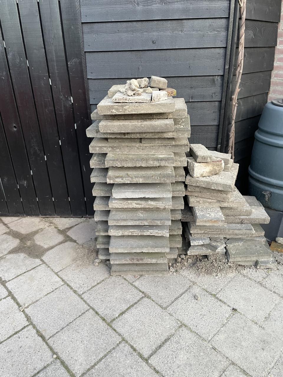 GRATIS Betontegels 60x40cm
