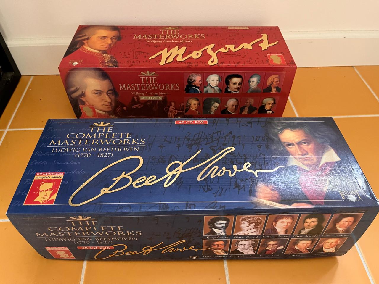 CD-box Mozart en Beethoven (40 stuks per box)