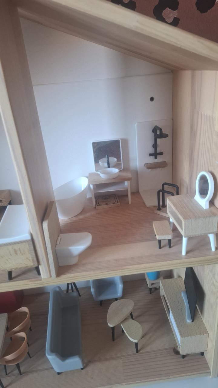 Poppenhuis incl meubels